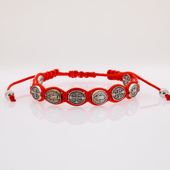 Benedictine Bracelet-  Adjustable - Includes 3 bracelets- one each style - Picture 8 of 13